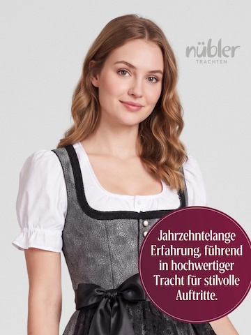 Trachtenhof Nübler Dirndl 'Midi Dirndl Leo' in Silver