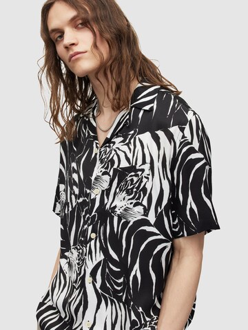 AllSaints Regular fit Button Up Shirt 'WILDCAT' in Black