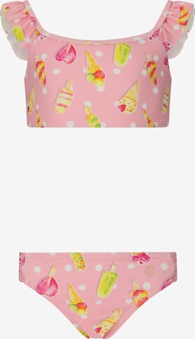 ZigZag Bikini 'Carly' in Pink: front