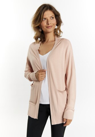 Cardigan 'Nowles' usha BLACK LABEL en rose : devant