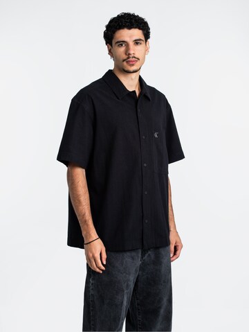 Calvin Klein Comfort Fit Hemd in Schwarz