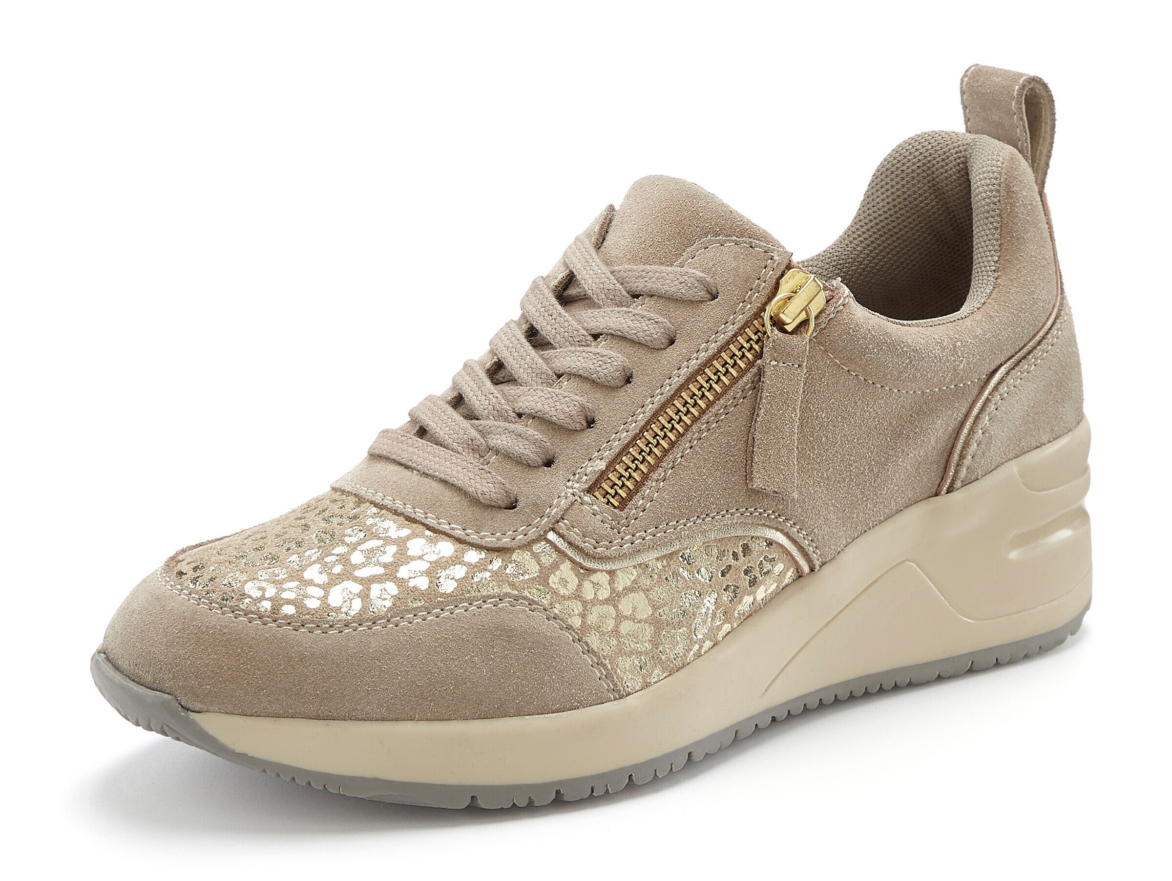 LASCANA Sneaker in Beige: Vorderseite