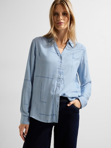 Camicia da donna di CECIL in blu: frontale