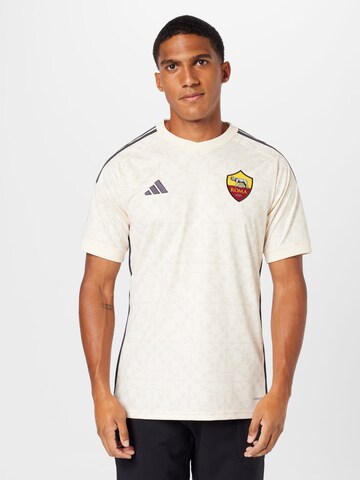 Maillot 'As Roma 23/24' ADIDAS PERFORMANCE en beige : devant