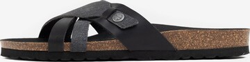 Bayton Mules 'Gatien' in Black: front