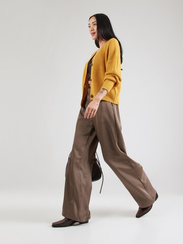 VERO MODA Πλεκτή ζακέτα 'VMLEA' σε κίτρινο