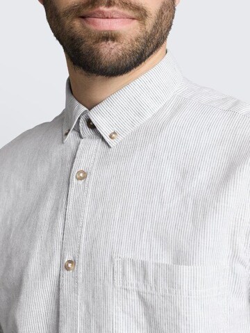 TOM TAILOR Regular fit Button Up Shirt in White