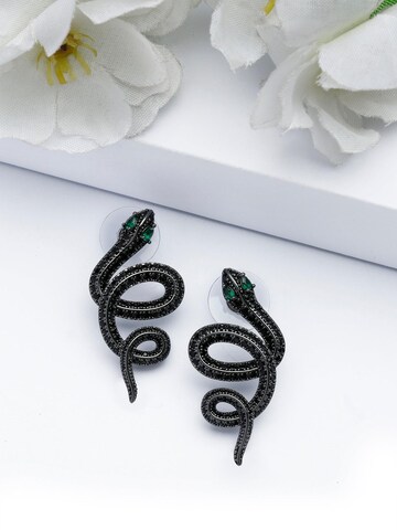 Boucles d'oreilles 'Bernadette' AVANT-GARDE PARIS en noir