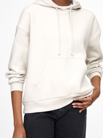 Pull&Bear Mikina – bílá