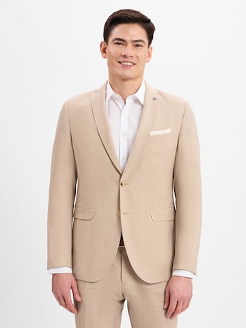 CG CLUB OF GENTS Slim fit Suit ' Caden ' in Beige: front