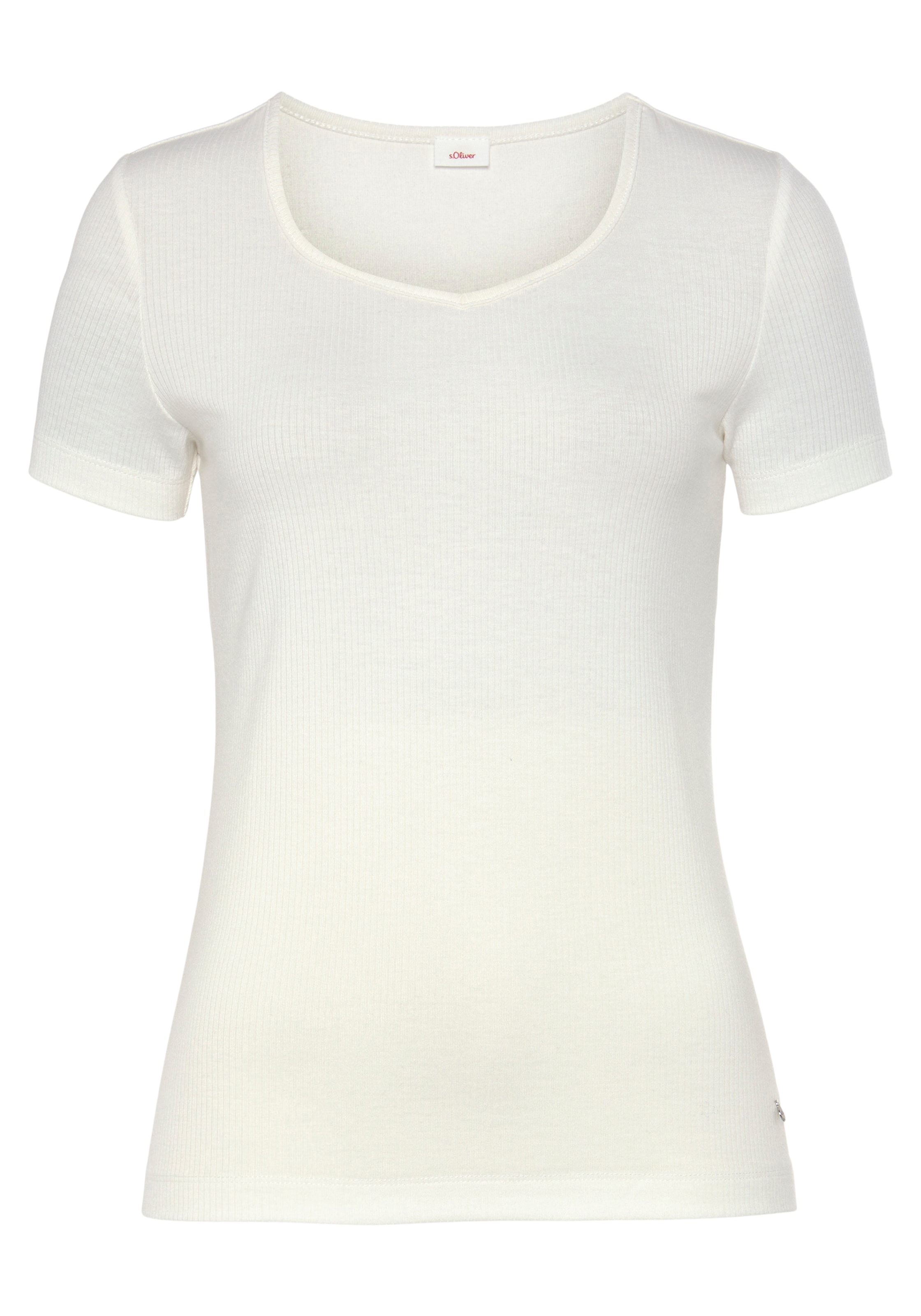 s.Oliver Футболка в Белый: спереди