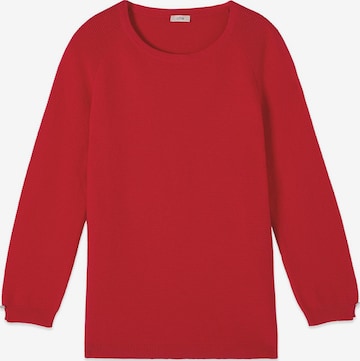 Pullover di oltre in rosso: frontale