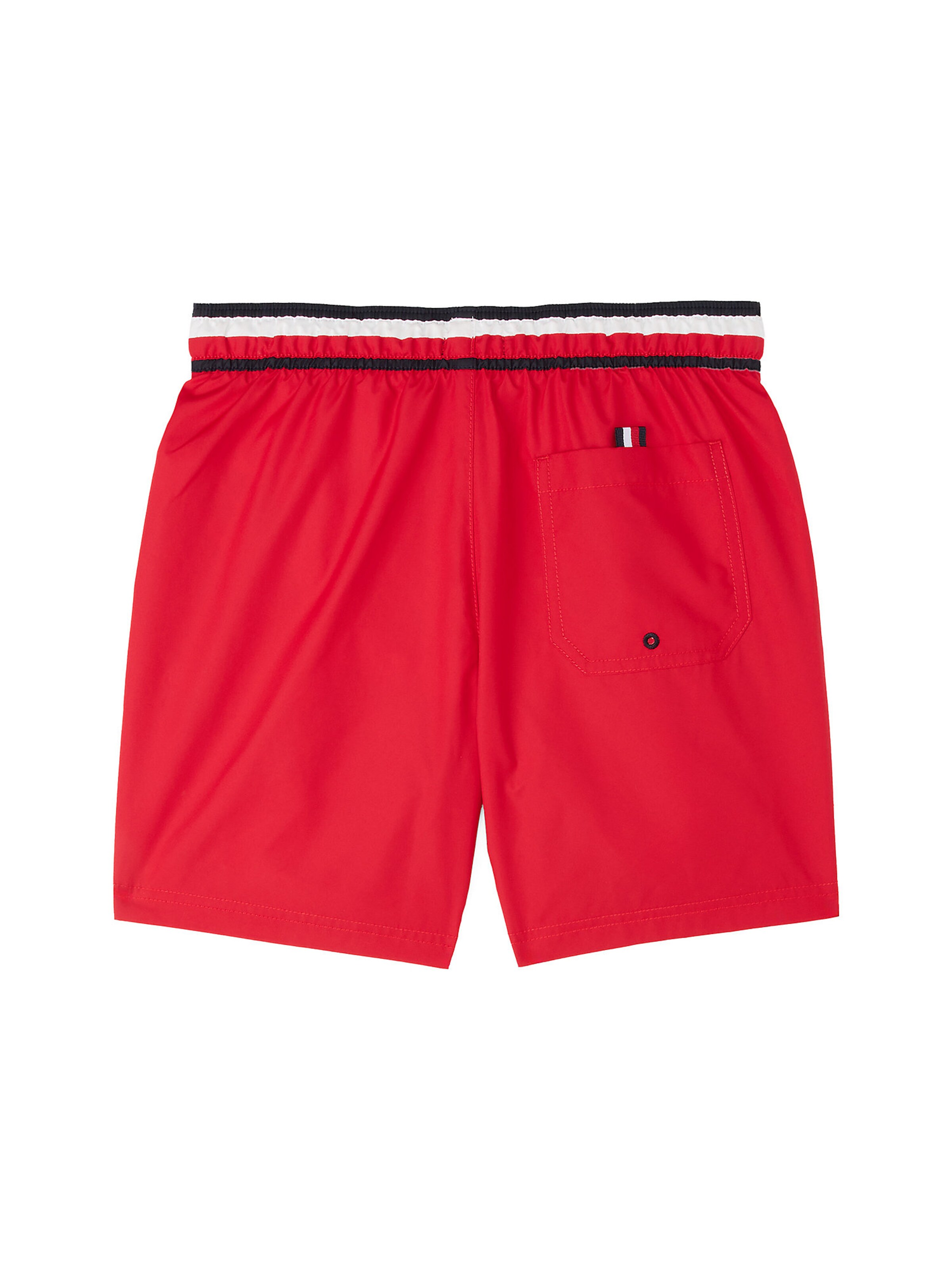 TOMMY HILFIGER Badeshorts in Rot