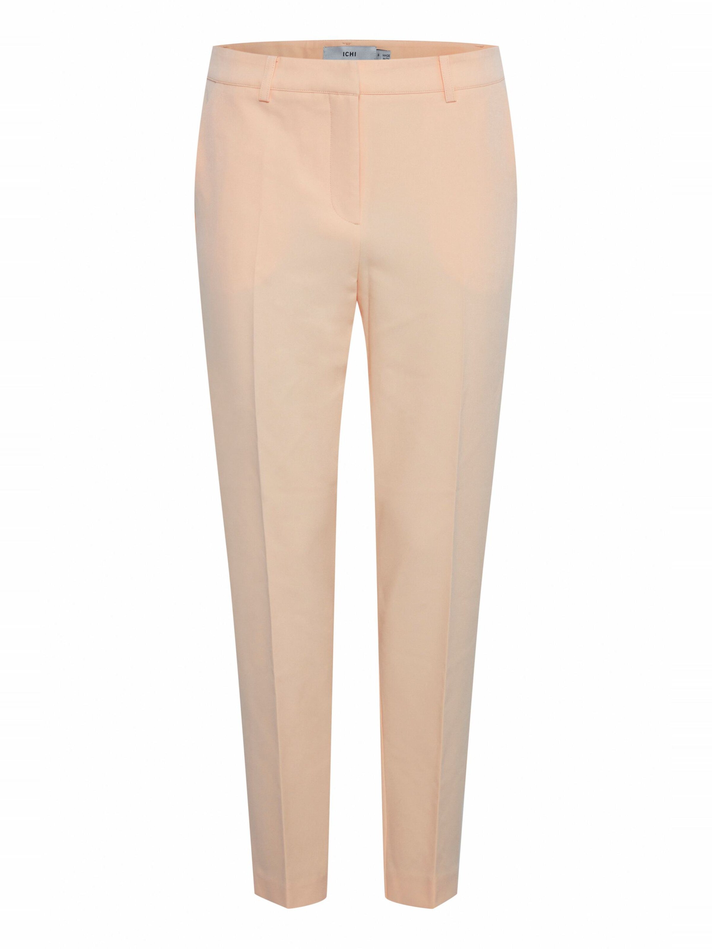 ICHI Bukser med fals 'LEXI' i orange: forside
