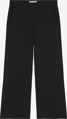 Marc O'Polo Wide leg Pants in Black: front