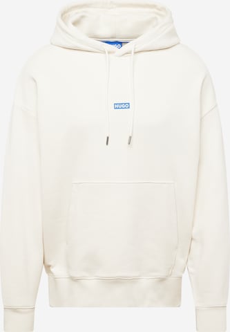 HUGO - Sweatshirt 'Nazardo' em branco: frente