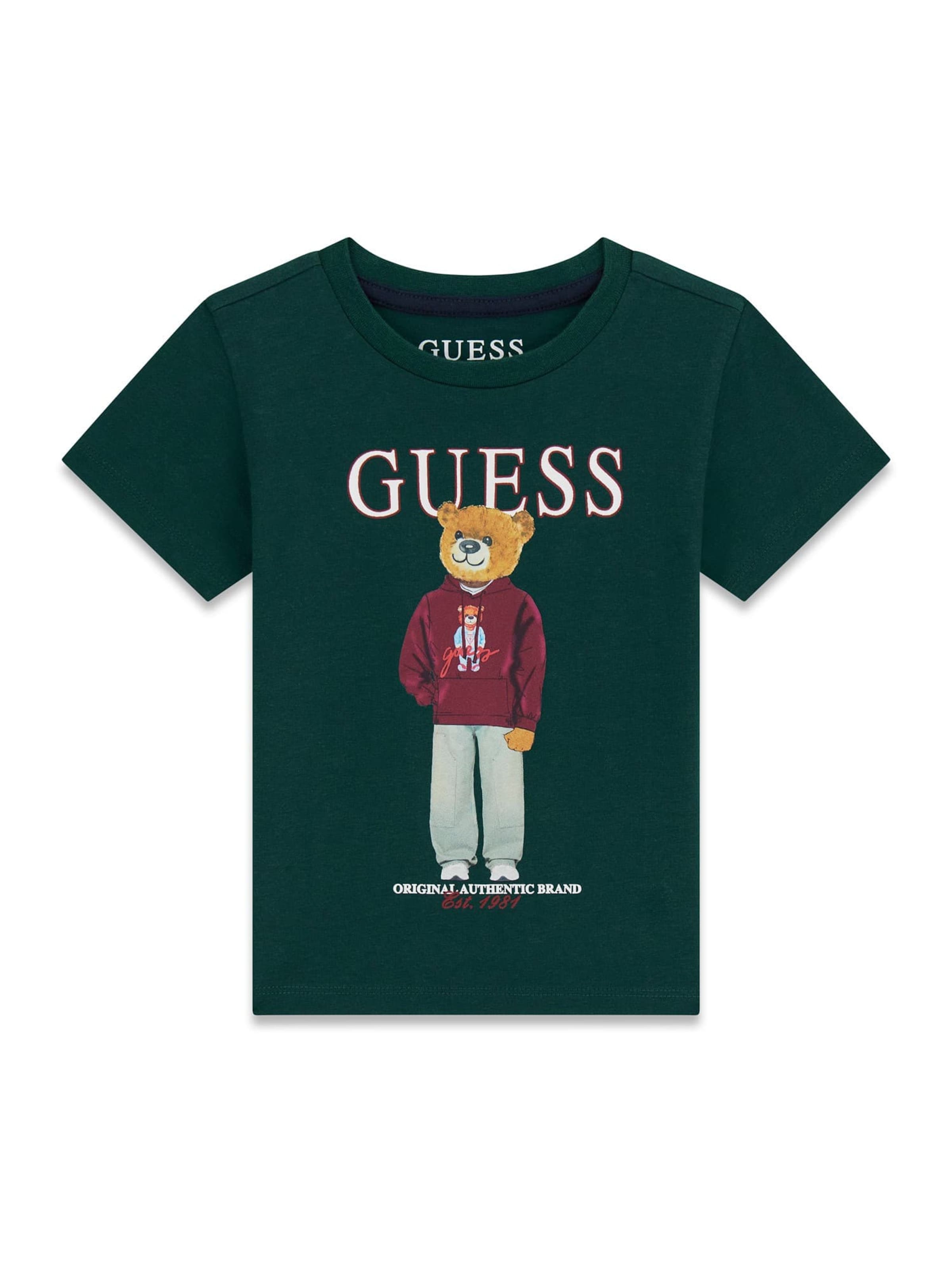 GUESS T-Shirt in Grün: Vorderseite