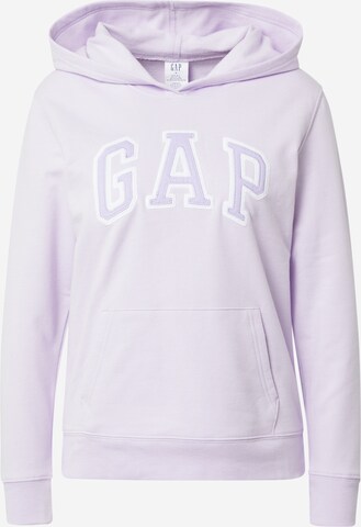 GAP Sweatshirt 'NOVELTY' in Lila: predná strana