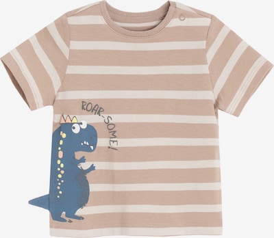 Marškinėliai iš Cool Club, spalva – smėlio spalva / tamsi smėlio / tamsiai mėlyna / geltona, Prekių apžvalga