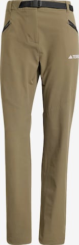 Pantalon outdoor 'Xperior' ADIDAS TERREX en vert : devant