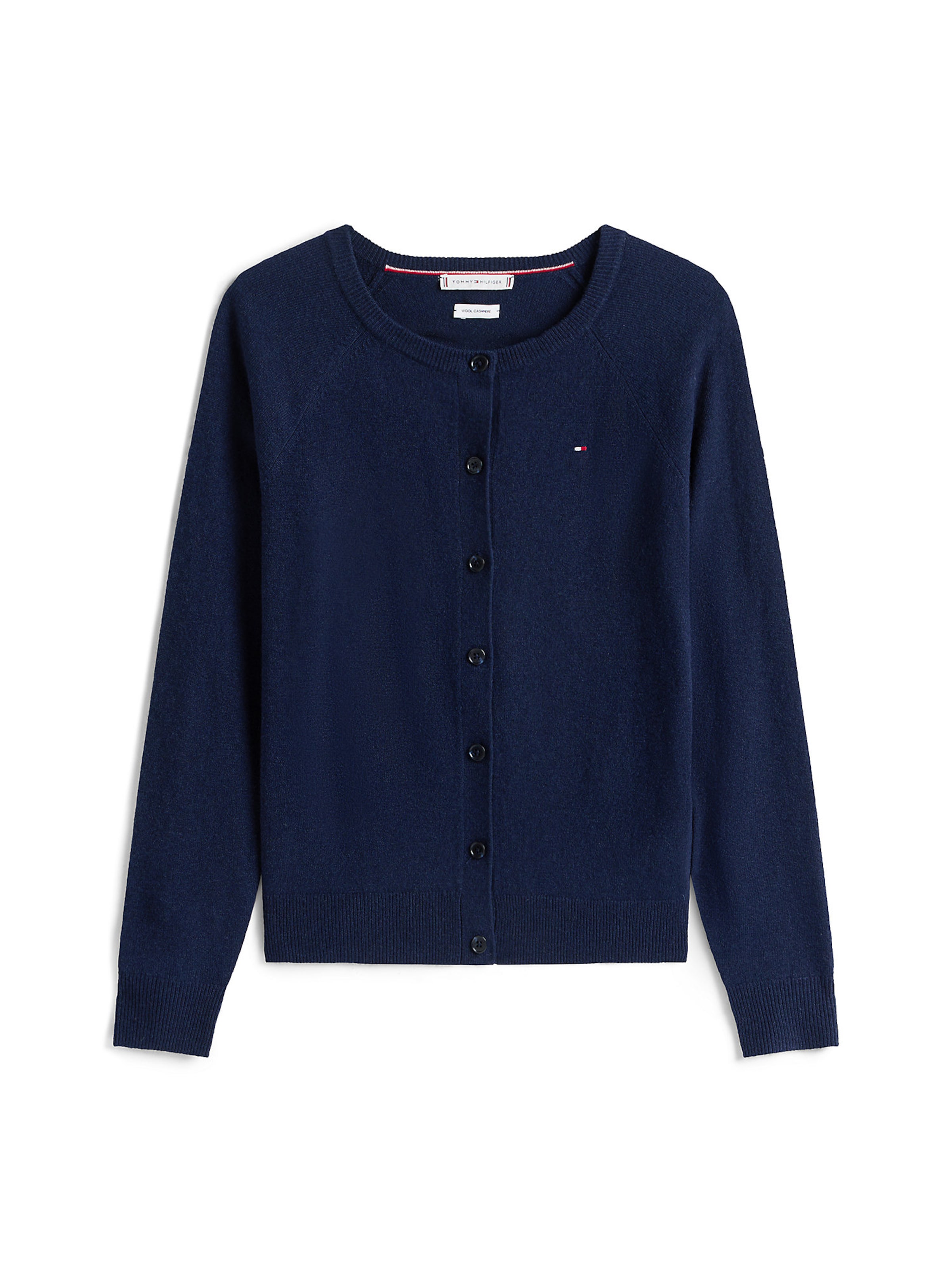 TOMMY HILFIGER Knit cardigan in Blue: front