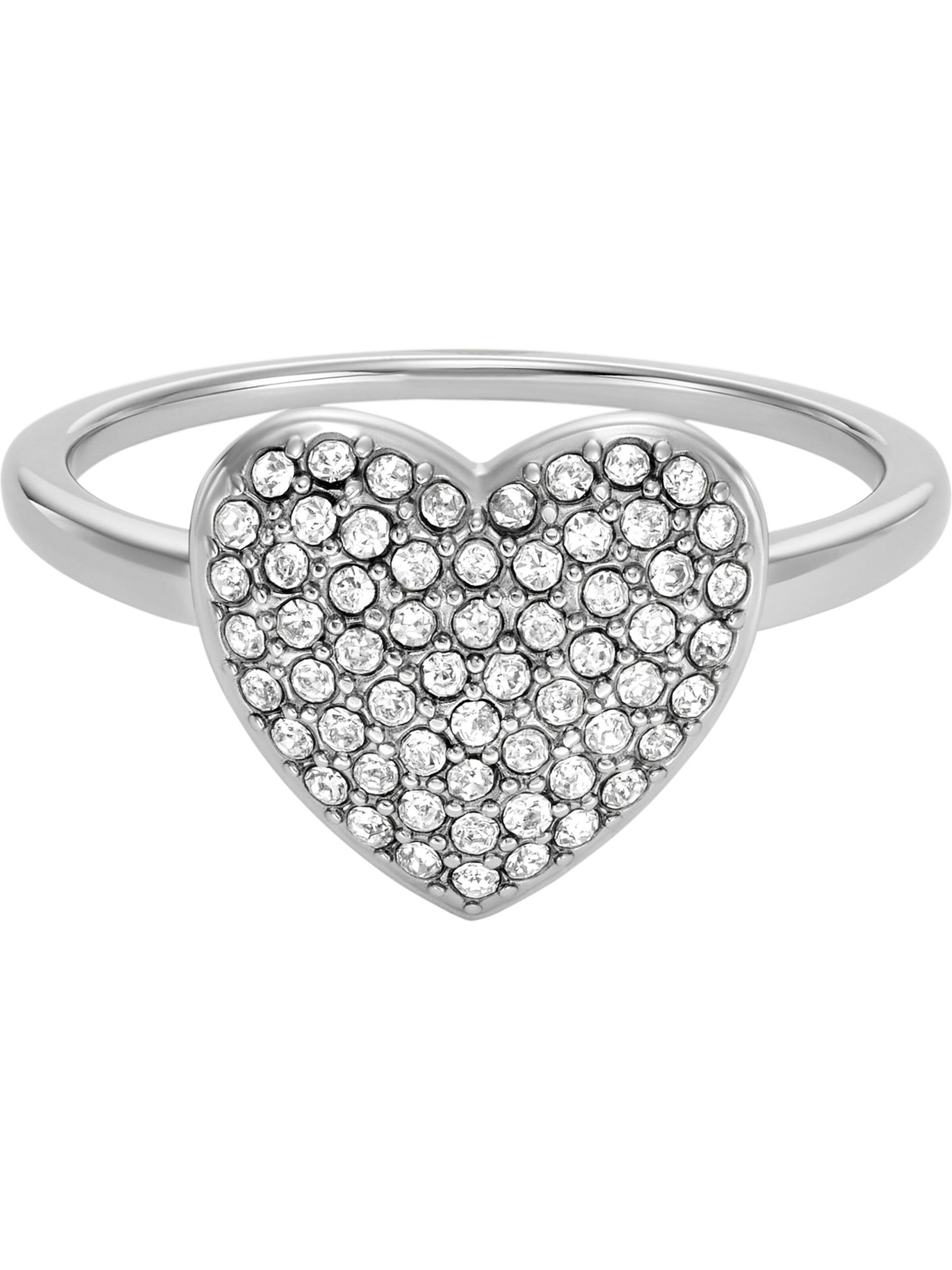 FOSSIL Ring in Silber: Vorderseite