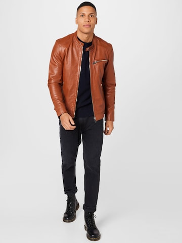 Coupe regular Veste mi-saison 'Lucky' FREAKY NATION en marron