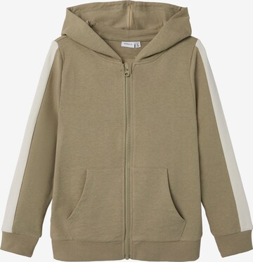 NAME IT Sweatjacke 'TELLUS' in Beige: predná strana