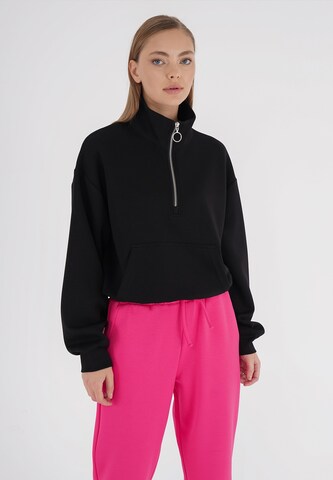 FRESHLIONS Sweatshirt 'Melia' in Black: front