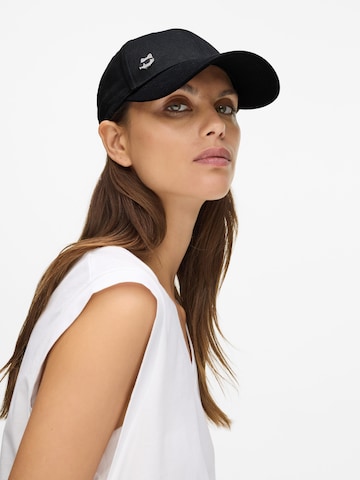 Karl Lagerfeld Шапка с козирка 'IKON CHOUPETTE PIN' в черно