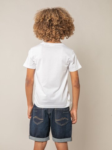 T-Shirt 'Wander' Deeluxe en blanc
