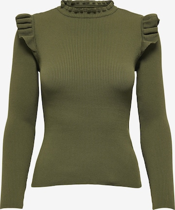 ONLY Pullover 'ONLSia Sally' in Grün: Vorderseite