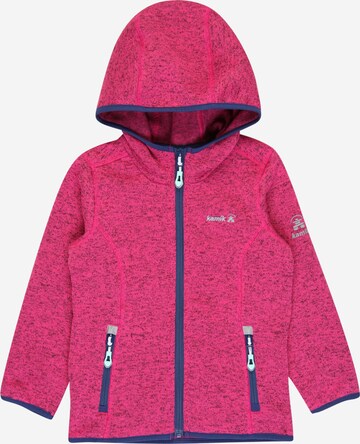 Jachetă  fleece funcțională 'Oceania' de la Kamik pe roz: față