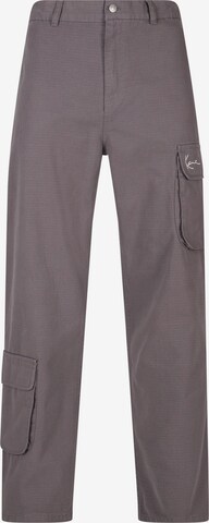Regular Pantalon cargo Karl Kani en gris : devant