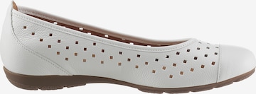 GABOR Ballet Flats in White