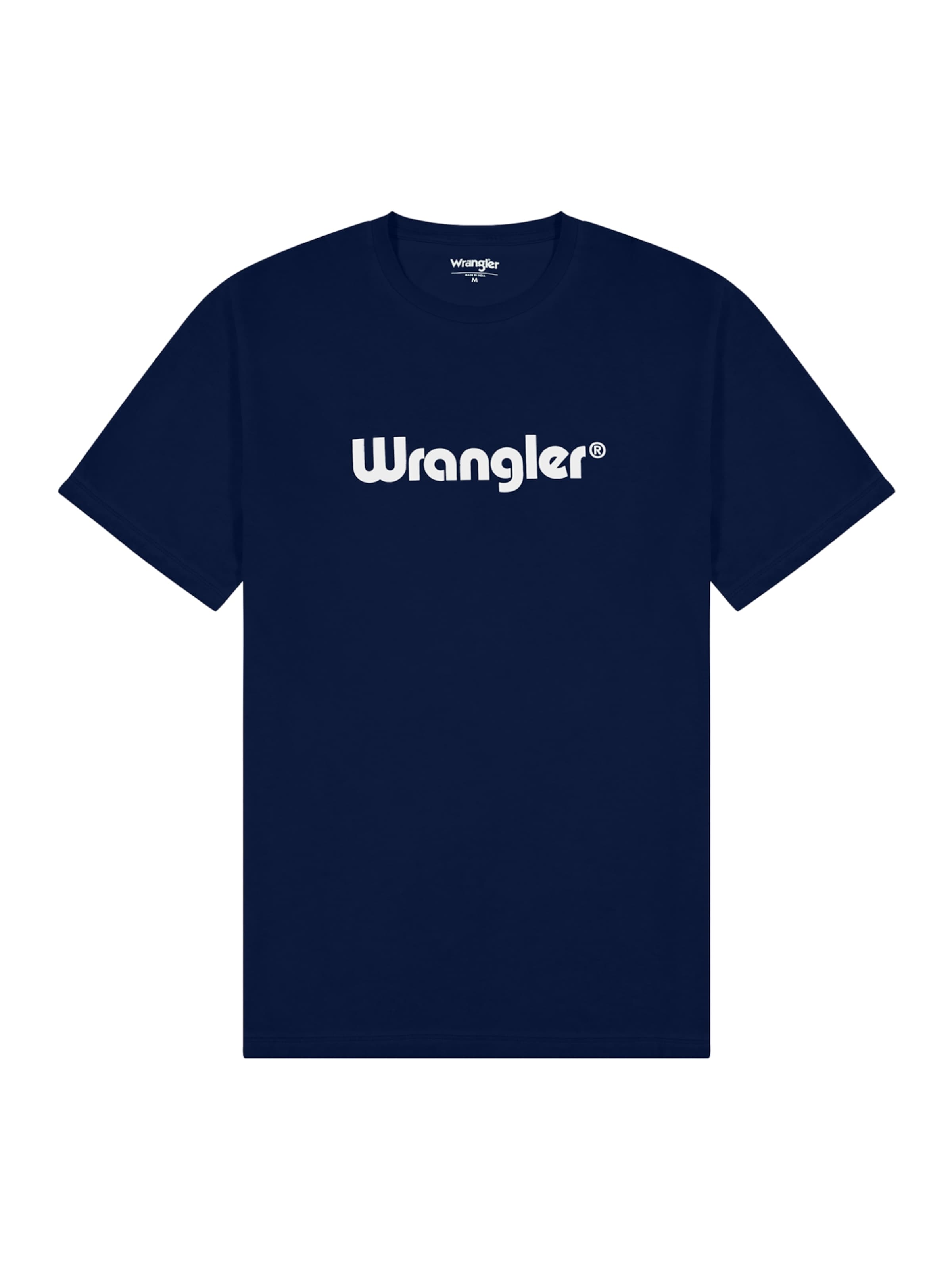 WRANGLER Tričko 'LOGO TEE' – modrá: přední strana