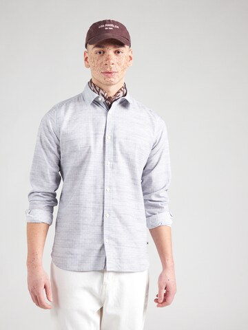 Coupe slim Chemise s.Oliver en bleu : devant