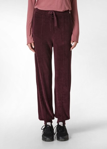 DEHA Tapered Sportbroek in Rood: voorkant