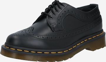 Pantofi cu șireturi de la Dr. Martens pe negru: față