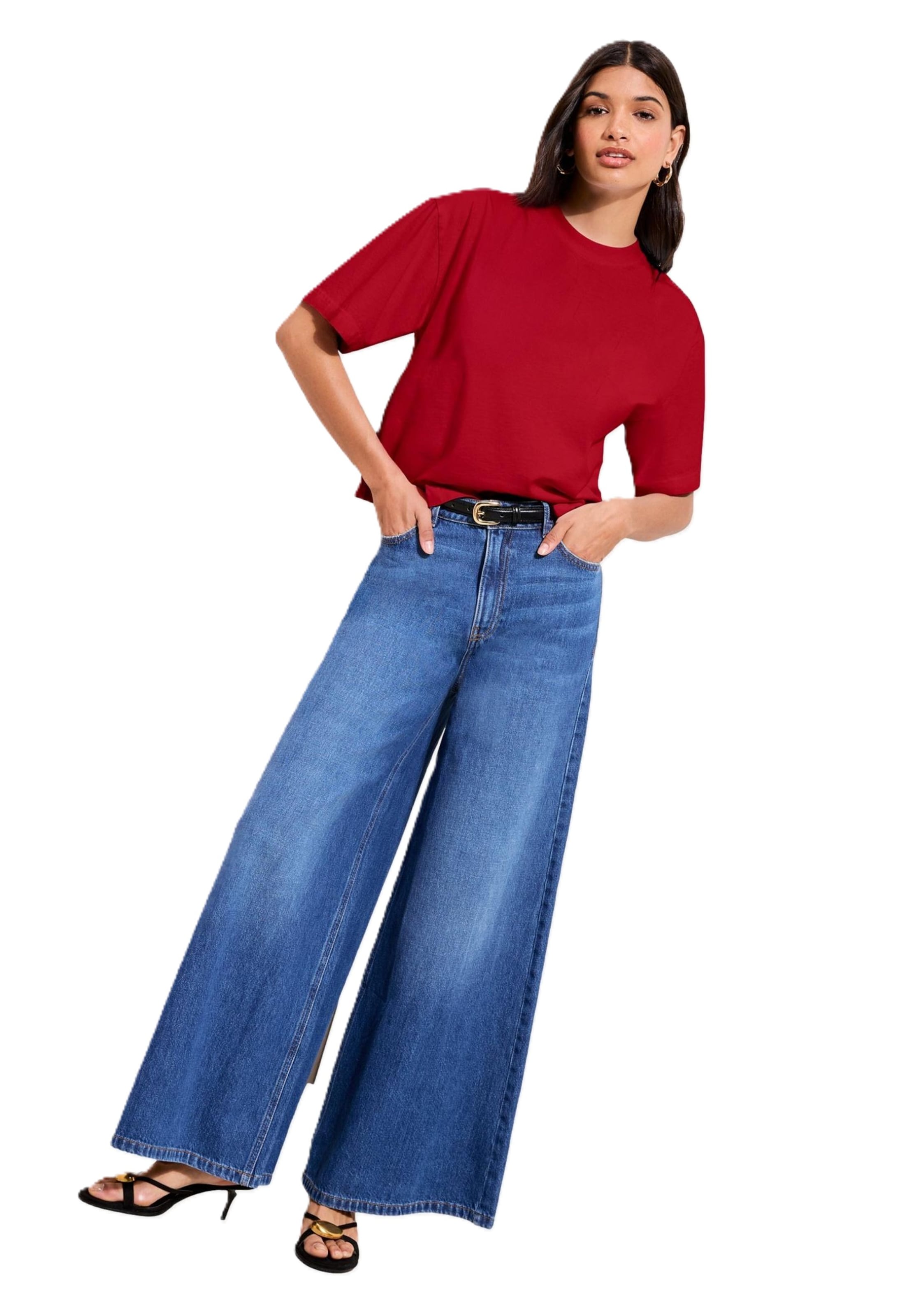 raudona Friends Like These Marškinėliai: priekis