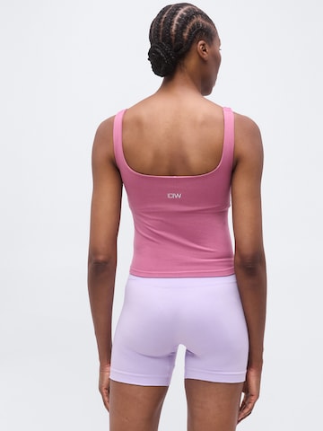 ICANIWILL Спортивный топ 'Smooth' в Лиловый