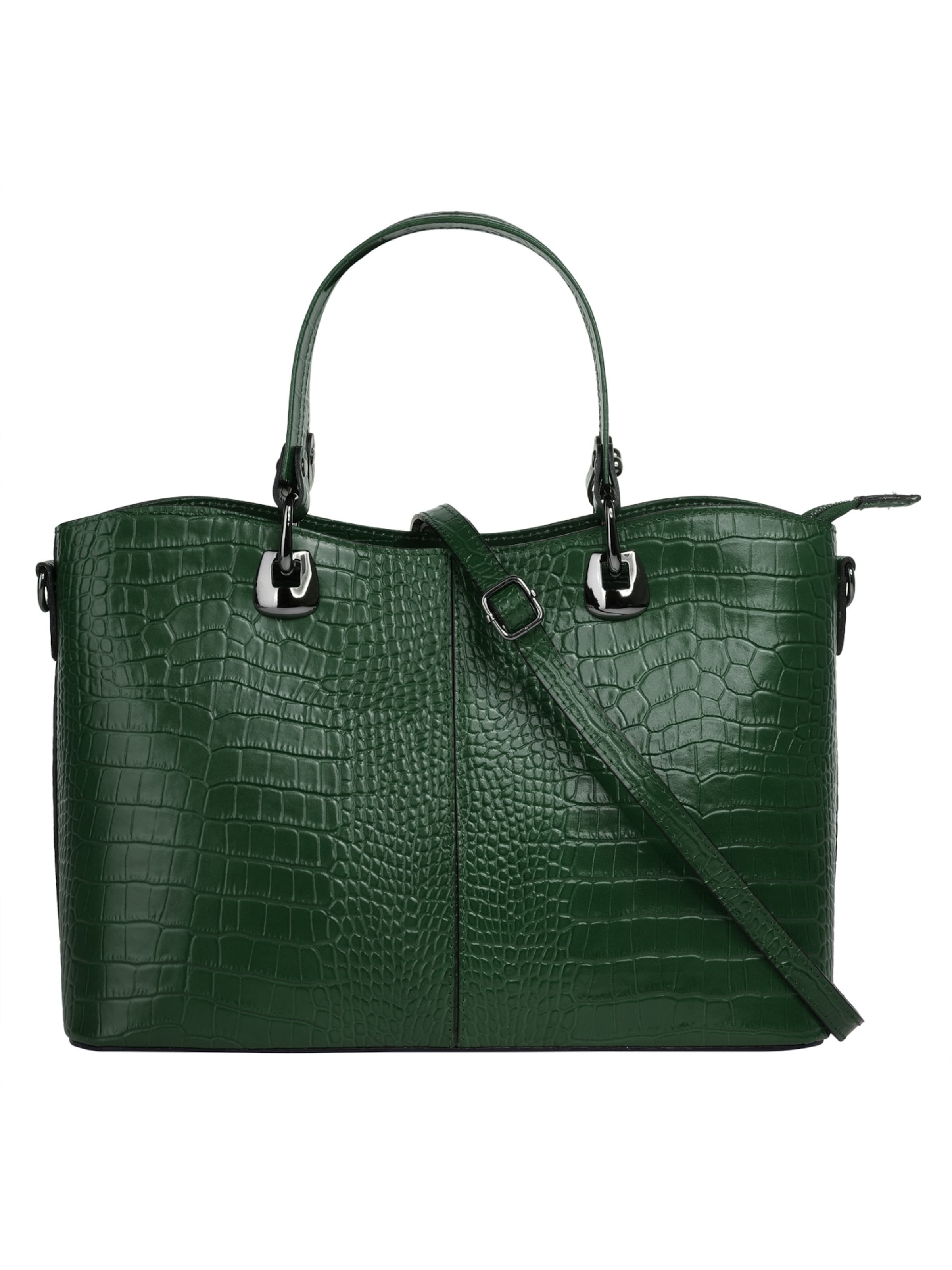 Cluty Handbag in Green: front