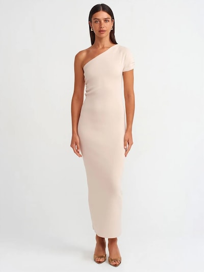 Dilvin Strickkleid in XS-XL in ecru, Produktansicht