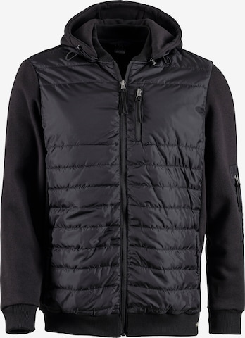 H.I.S Between-season jacket in Black: front
