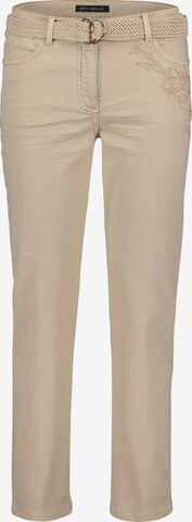 Betty Barclay Slimfit Jeans in Beige: voorkant