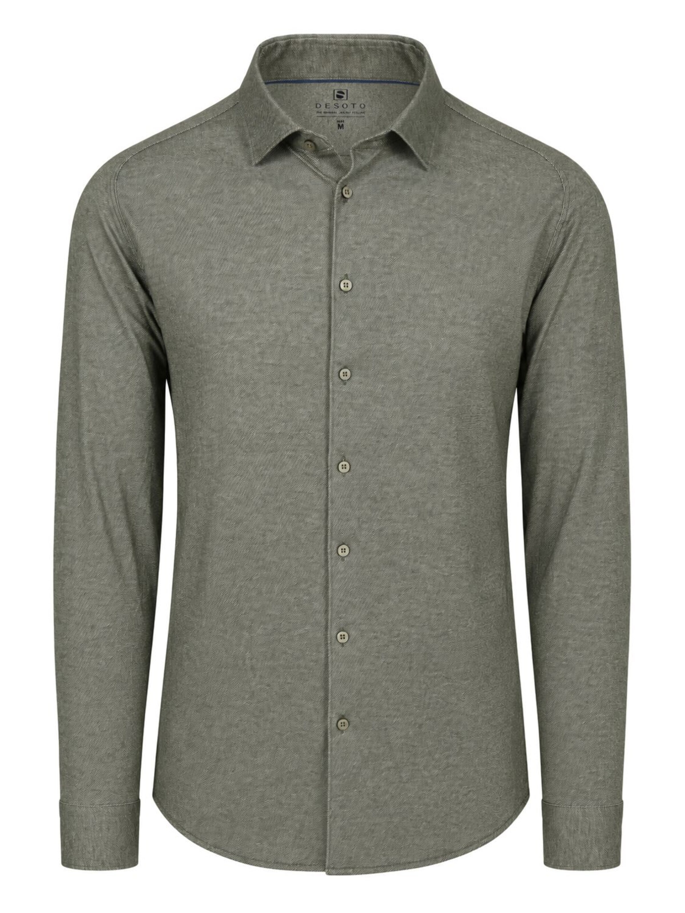 DESOTO Button Up Shirt in Green: front