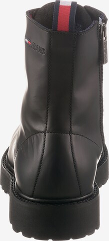 Tommy Jeans Schnürboots in Schwarz