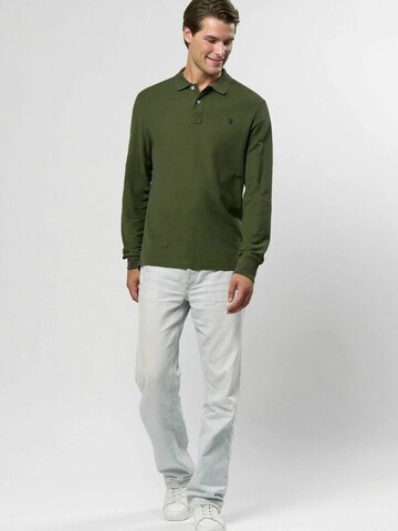 U.S. POLO ASSN. Tričko 'Brett' – zelená