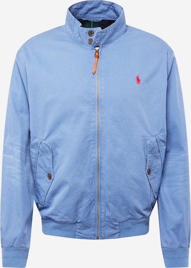 Polo Ralph Lauren Overgangsjakke 'CITY' i blå / brun / rød, Produktvisning