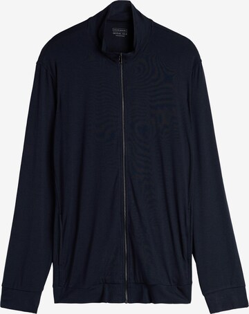 INTIMISSIMI Zip-Up Hoodie in Blue: front